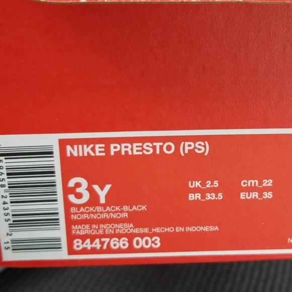 💥Low Price!💥Nike Presto (PS) Kids unisex sizes. - Picture 8 of 8